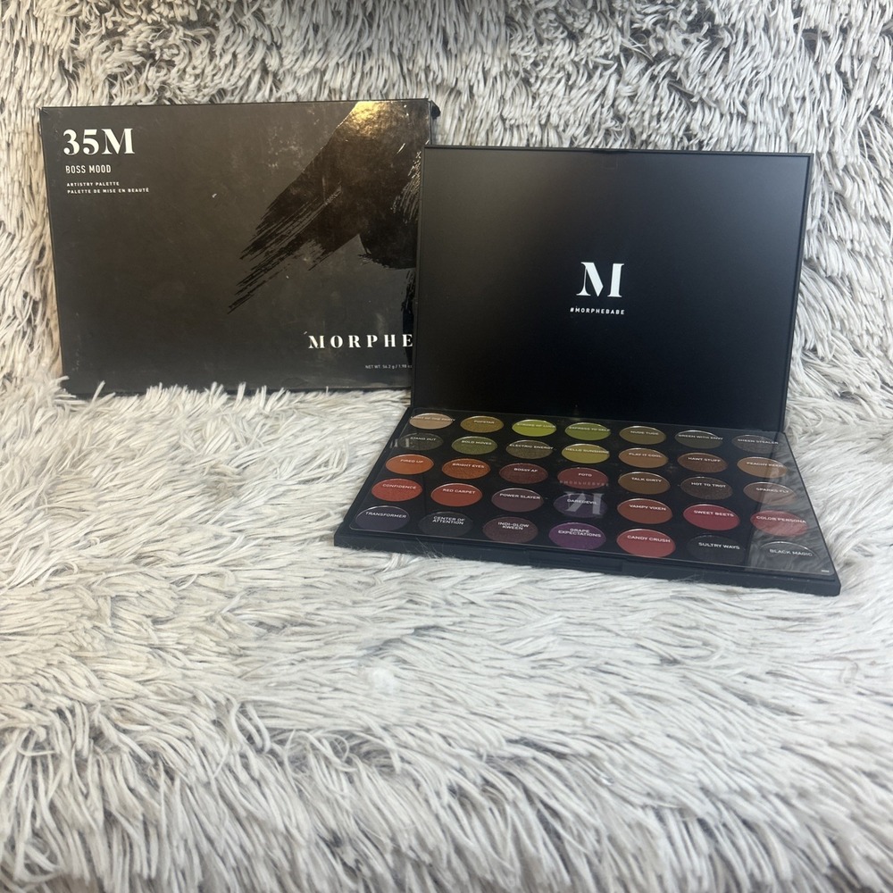 MORPHE 35M Boss Mood Palette 35 Eyeshadows Artistry Palette Bold Bright Shades